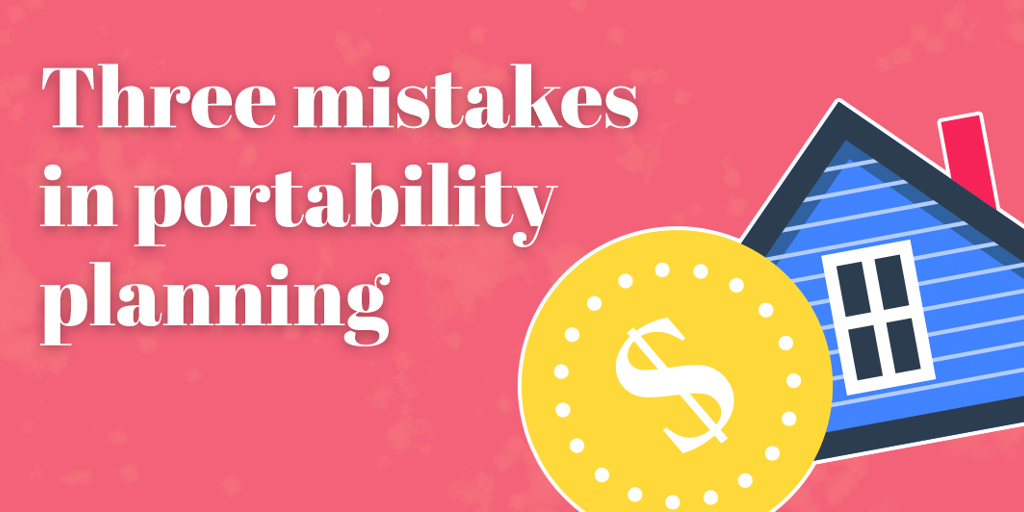 Three mistakes in portability planning